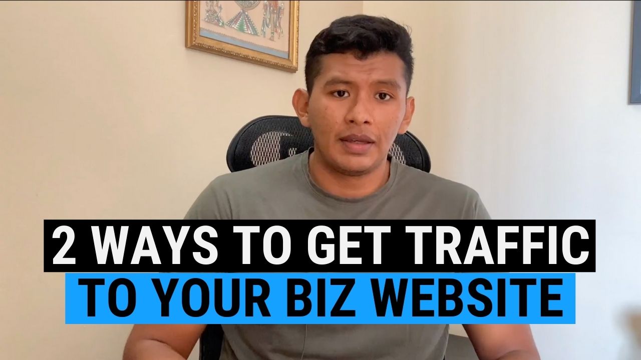 how to get traffic to your small business website